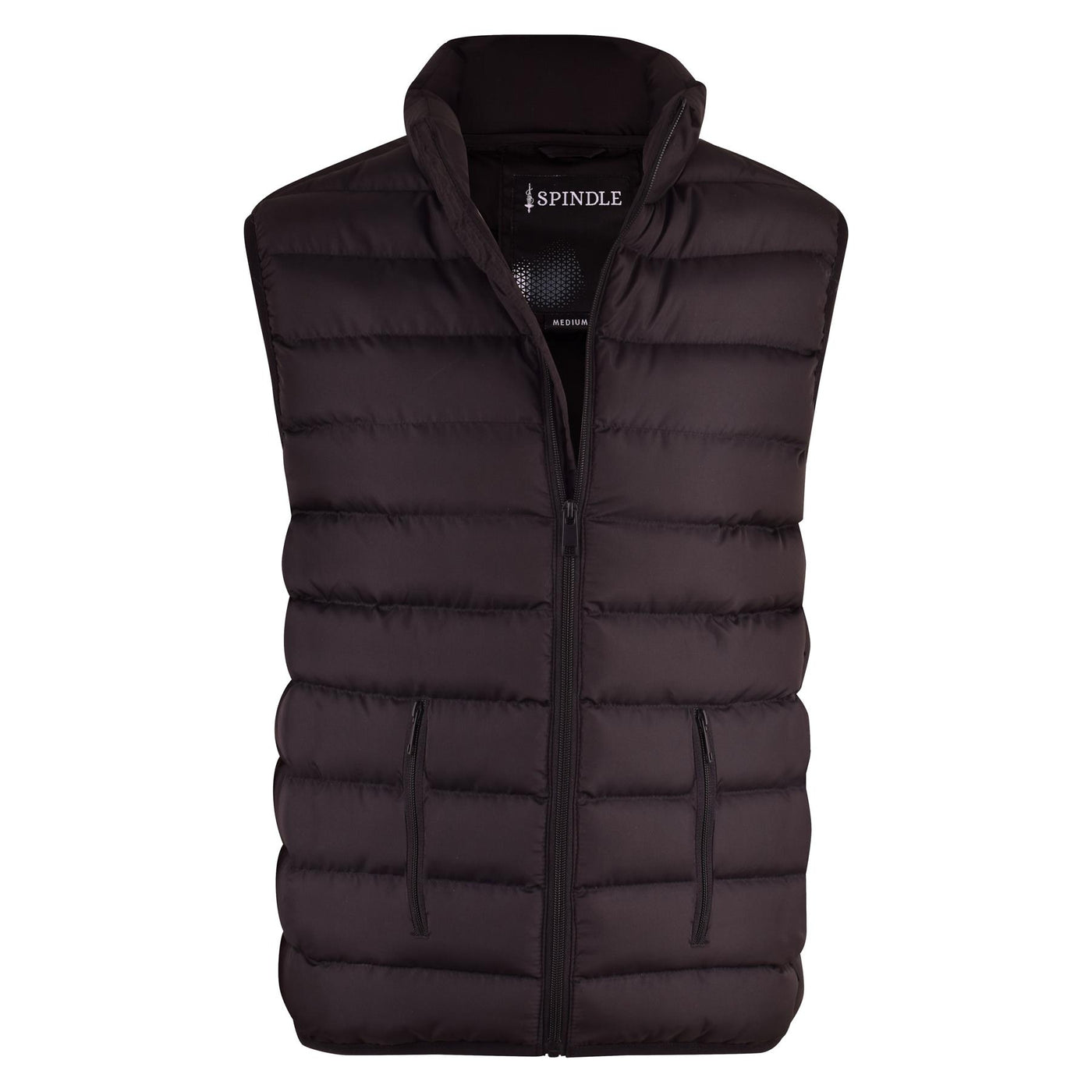 Mens Plain Black Padded Gilet Body Warmer Sleeveless Vest Jacket Zip Pockets Without Hood S M L XL XXL Bodywarmer Gillet Sleeveless