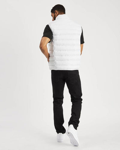 Mens Plain Black Padded Gilet Body Warmer Sleeveless Vest Jacket Zip Pockets Without Hood S M L XL XXL Bodywarmer Gillet Sleeveless