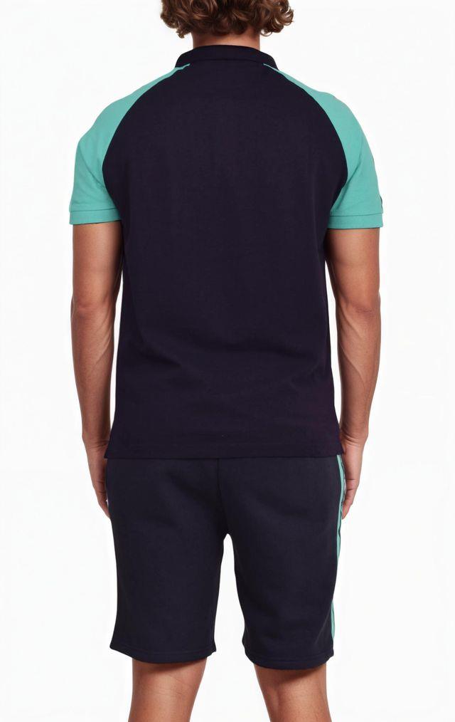 Crosshatch Men's Matching Shorts Set - 2 Piece Summer Outfit, Short Sleeve Polo Shirt & Shorts Twin Set Tracksuit for Casual Beachwear