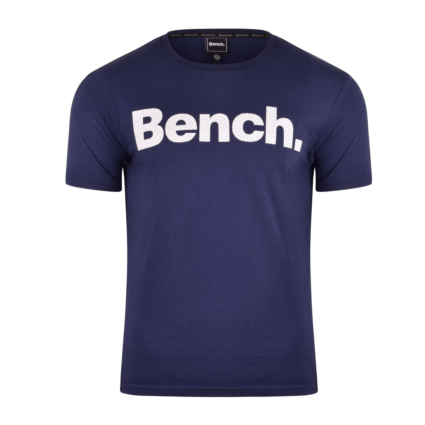 Mens Bench Cotton T-shirt Short Sleeve Crew Neck Designer Logo Tee Casual Top