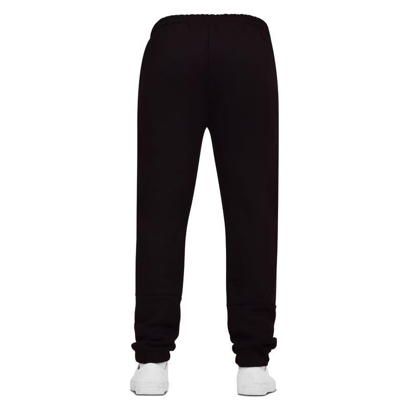 Firetrap  Mens Fleece Cotton Jogging Bottoms with Zip Pockets Designer Black Joggers Trousers