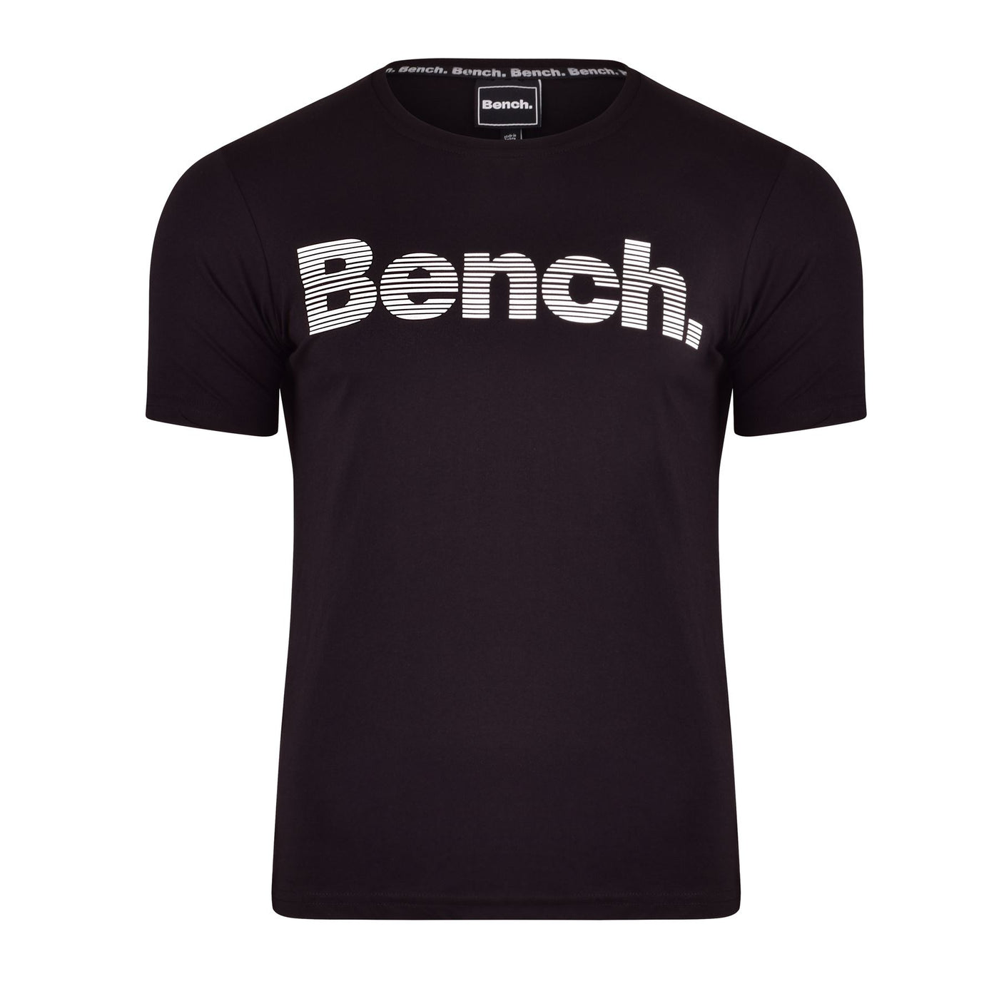 Mens Bench Cotton T-shirt Short Sleeve Crew Neck Designer Logo Tee Casual Top