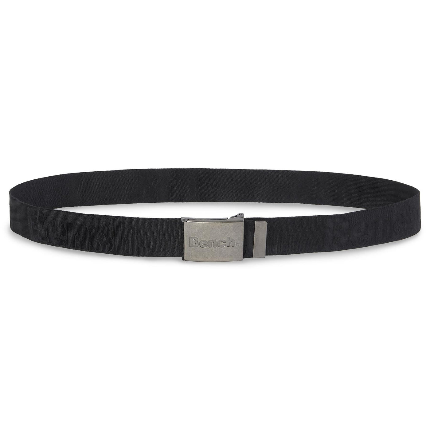 Bench Mens Canvas Belts Adjustable Regular Size Woven Belt with Branded Buckle