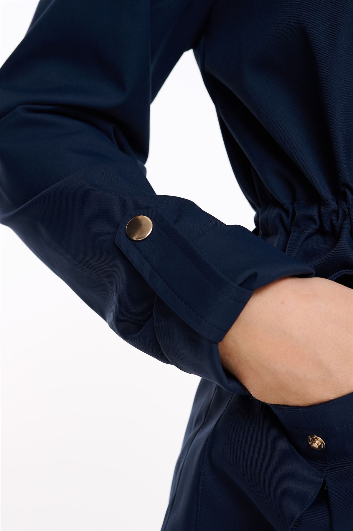 Spindle Womens Hooded Rain Jacket Mac Outdoor Windbreaker Lightweight Spring Summer Autumn Ladies Softshell Coat Adjustable Waist