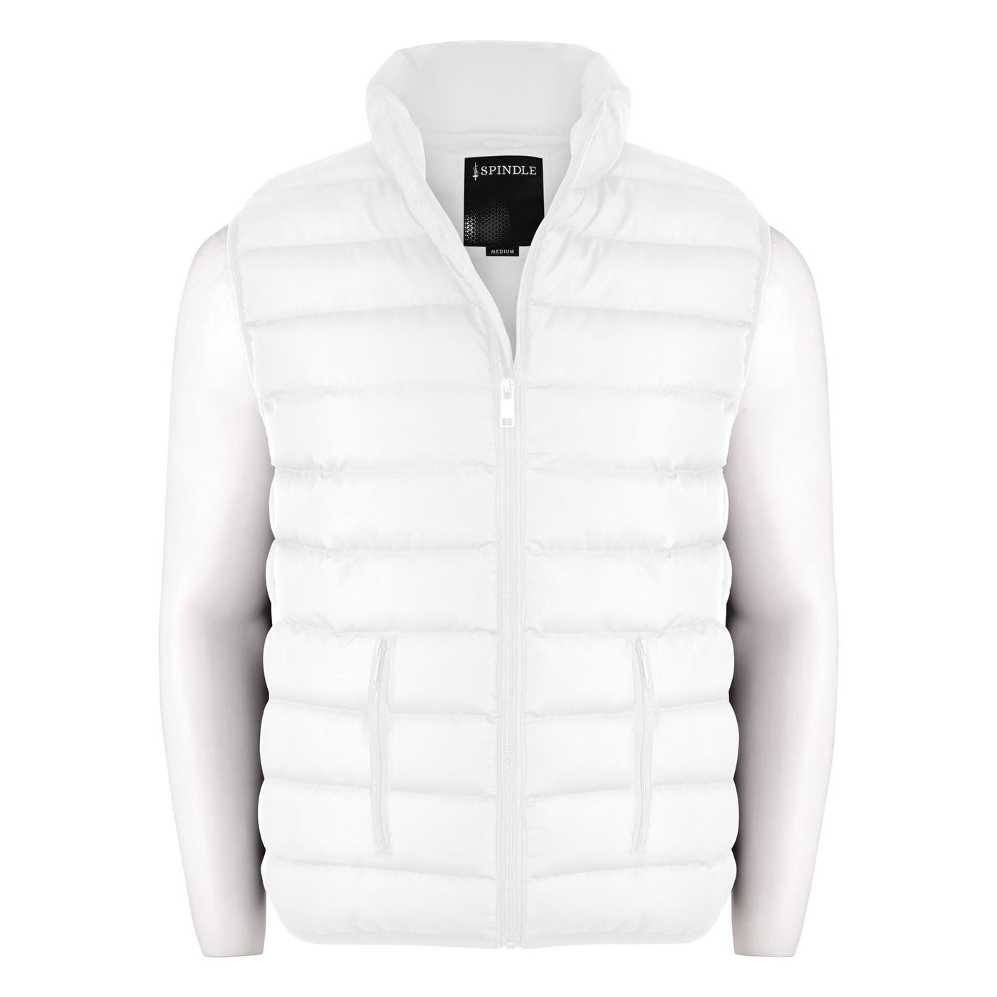 Mens Plain Black Padded Gilet Body Warmer Sleeveless Vest Jacket Zip Pockets without hood Bodywarmer Gillet Sleeveless