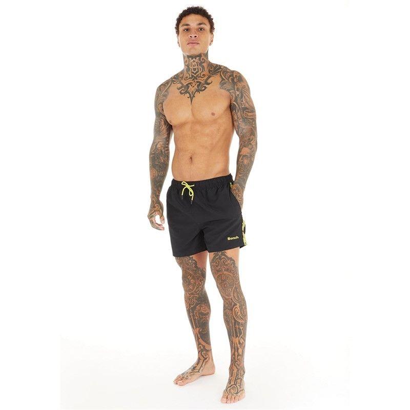 Bench Men's Stretch Swim Trunks with Lining  Long Beach Shorts for Swimming, Swimwear Costume