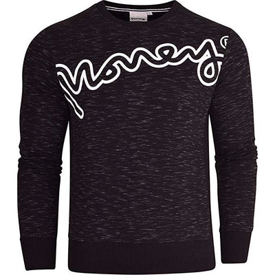 Money Mens Designer Crew Neck Sweatshirt Jumper Smart Casual Pullover Top