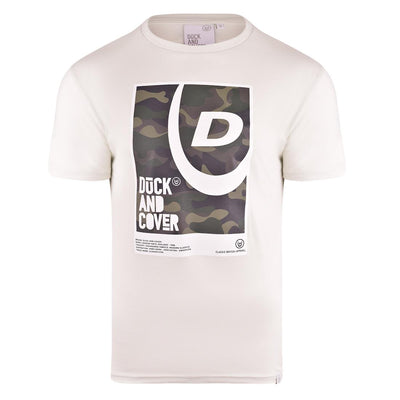 Mens Duck & Cover Camo Graphic Print Designer T-Shirt Crew Neck Short Sleeve Tee