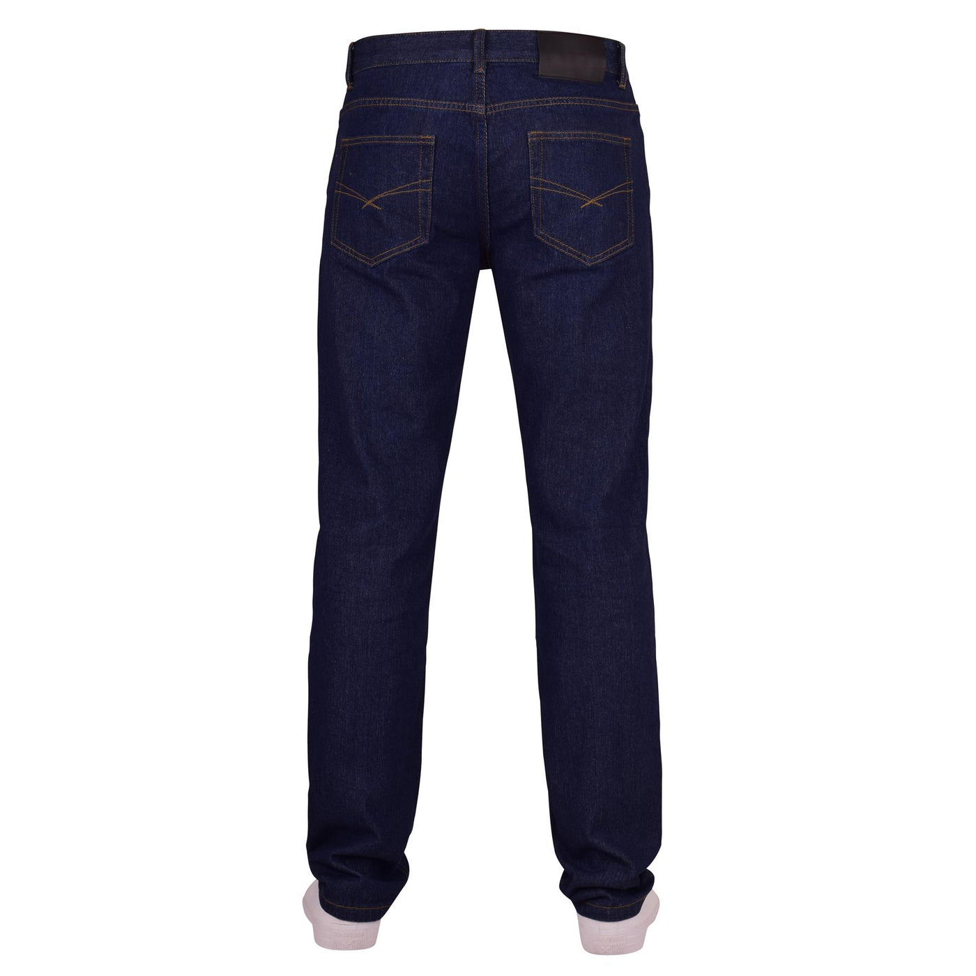 Spindle Mens Heavy Duty Straight Leg Basic Hardwearing 100% Cotton Zip Fly Denim Pants Jeans Sizes 30-48 inch Waist