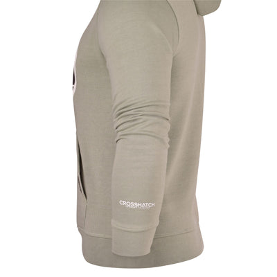 Crosshatch Mens Designer Hooded Cotton Blend Sweatshirt Hoodie Fleece Jumper