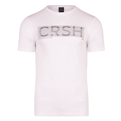 Crosshatch Mens T-Shirt Crew Neck Short Sleeve Tee Branded Designer Print Top