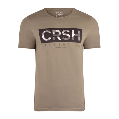 Crosshatch 5 Pack Designer Assorted T Shirts Crew Neck Soft Cotton Tee Top