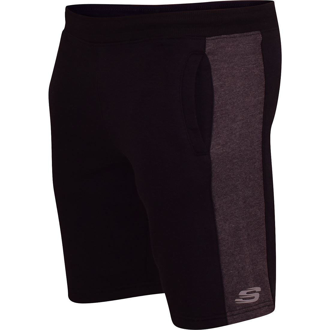 Skechers Original Mens Fleece Shorts Elasticated Waist Summer Jogging Shorts Sports Training Lounge Fitness