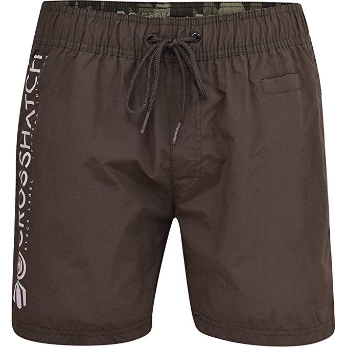 Crosshatch Designer Swimming Short Mens s-Quick Dry Mesh Lined Beach Swimming Trunks for Mens-Waterproof Swimming Shorts with Drawcord