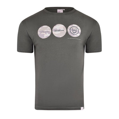 Duck and Cover Mens Camo Logo Designer T-Shirt Crew Neck Short Sleeve Tee Top