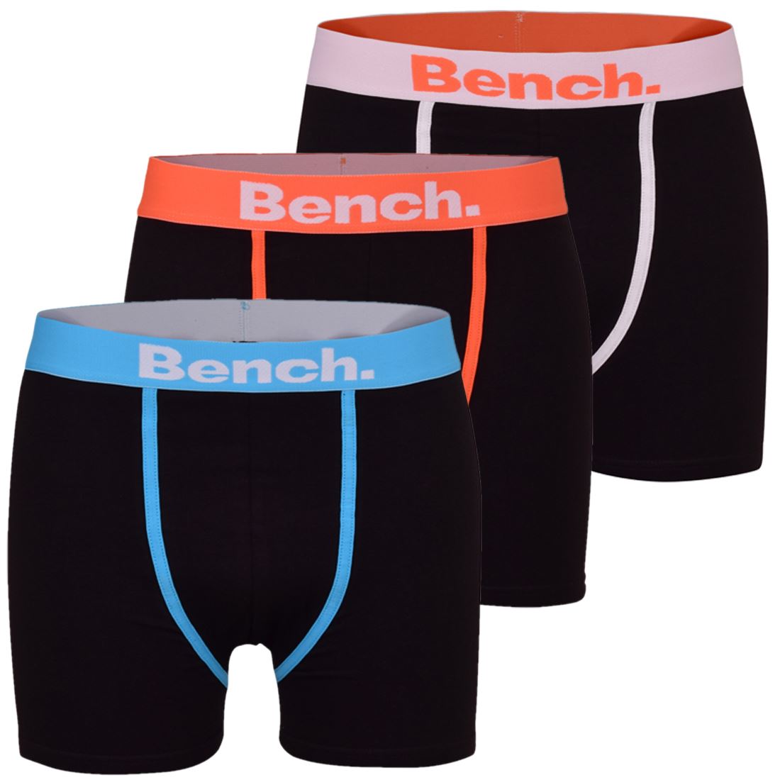 Bench 3 Pack Mens Designer Boxers Underwear Trunks Boxer Shorts Underpants Gift Set