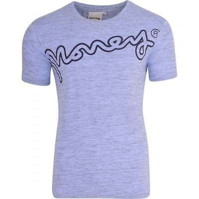 Money Clothing Men's Signature Logo Sig Print Designer Short Sleeve Cotton T Shirt